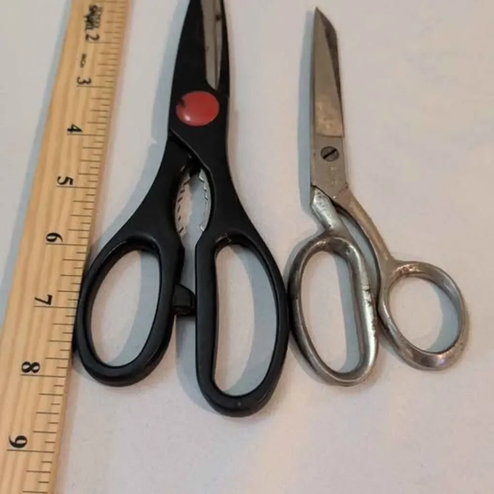 Vintage Kingshead Italy Steel Shears & Kitchen Utility Scissors Scissors Lot